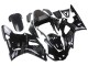 Billigste Yamaha YZF 1000 R1 Motorrad Verkleidung 2000-2001 - Glanzendes Schwarz Weiss Monster Motul