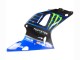 Billigste Yamaha YZF 1000 R1 Motorrad Verkleidung 2000-2001 - Blau Schwarz Grun Monster Yamalube ENEOS 46