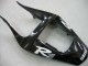 Billigste Yamaha YZF 1000 R1 Motorrad Verkleidung 2000-2001 - Glanzendes Schwarz Weiss Aufkleber