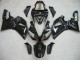 Billigste Yamaha YZF 1000 R1 Motorrad Verkleidung 2000-2001 - Glanzendes Schwarz Weiss Aufkleber