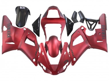 Billigste Yamaha YZF 1000 R1 Motorrad Verkleidung 2000-2001 - Matt Rot