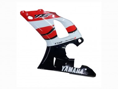 Billigste Yamaha YZF 1000 R1 Motorrad Verkleidung 2000-2001 - Rot Weiss Glanzendes Schwarz