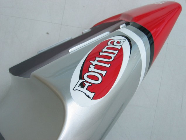 Billigste Yamaha YZF 1000 R1 Motorrad Verkleidung 2000-2001 - Silber Rot Fortuna Motul