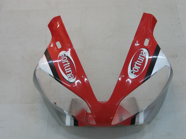 Billigste Yamaha YZF 1000 R1 Motorrad Verkleidung 2000-2001 - Silber Rot Fortuna Motul