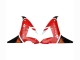 Billigste Yamaha YZF 1000 R1 Motorrad Verkleidung 2002-2003 - Rot Silber Schwarz Santunder