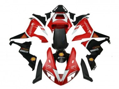 Billigste Yamaha YZF 1000 R1 Motorrad Verkleidung 2002-2003 - Rot Silber Schwarz Santunder