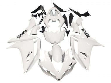 Billigste Yamaha YZF 1000 R1 Motorrad Verkleidung 2007-2008 - Weiss Schwarz