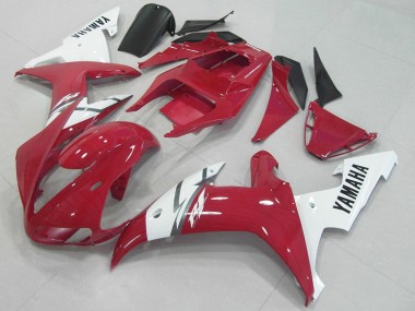 Billigste Yamaha YZF R1 Motorrad Verkleidung 2002-2003 - Weiss Rot