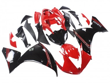 Billigste Yamaha YZF 1000 R1 Motorrad Verkleidung 2009-2011 - Rot Schwarz