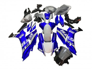Billigste Yamaha YZF 1000 R1 Motorrad Verkleidung 2020-2025 - Weiss Blau Glanzendes Schwarz GYTR Yamalube