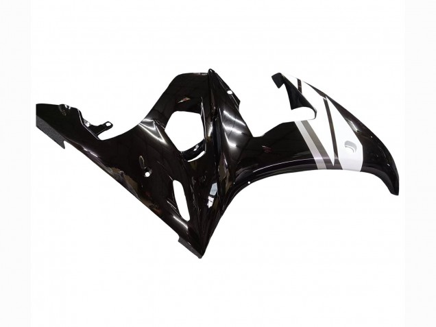 Billigste Yamaha YZF R6S Motorrad Verkleidung 2006-2009 - Rot Weiss Glanzendes Schwarz