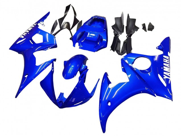 Billigste Yamaha YZF R6 Motorrad Verkleidung 2003-2004 - Blau