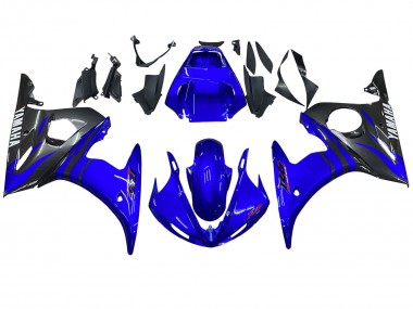 Billigste Yamaha YZF R6S Motorrad Verkleidung 2006-2009 - Blau Schwarz