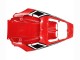 Billigste Yamaha YZF R6 Motorrad Verkleidung 2003-2004 - Weiss Rot Glanzendes Schwarz