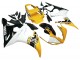 Billigste Yamaha YZF R6S Motorrad Verkleidung 2006-2009 - Gelb Weiss Glanzendes Schwarz