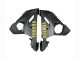 Billigste Yamaha YZF R6S Motorrad Verkleidung 2006-2009 - Matt Grau Matt Schwarz Gold Aufkleber