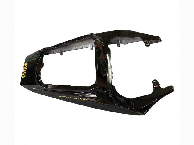 Billigste Yamaha YZF R6S Motorrad Verkleidung 2006-2009 - Glanzendes Schwarz Matt Schwarz Gold Aufkleber