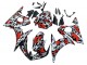 Billigste Yamaha YZF R6S Motorrad Verkleidung 2006-2009 - Schwarz Rot Grau Camouflage