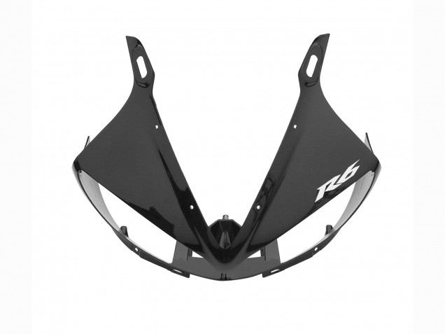 Billigste Yamaha YZF R6S Motorrad Verkleidung 2006-2009 - Glanzendes Schwarz Matt Schwarz