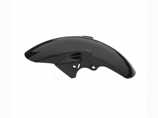 Billigste Yamaha YZF R6S Motorrad Verkleidung 2006-2009 - Glanzendes Schwarz Matt Schwarz