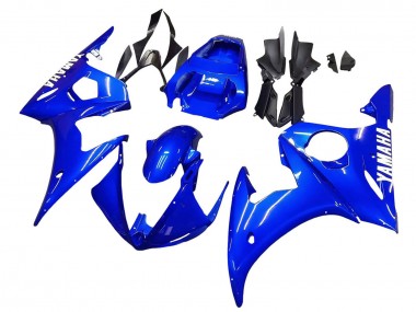 Billigste Yamaha YZF 600 R6 Motorrad Verkleidung 2005 - Blau