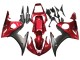 Billigste Yamaha YZF 600 R6 Motorrad Verkleidung 2005 - Rot Matt Schwarz