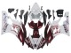 Billigste Yamaha YZF 600 R6 Motorrad Verkleidung 2006-2007 - Weiss Kastanienbraun Rot Fiat Acer Yamalube