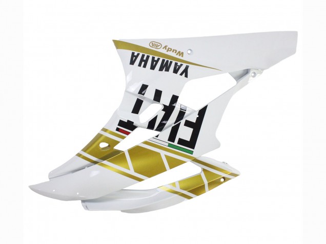 Billigste Yamaha YZF 600 R6 Motorrad Verkleidung 2006-2007 - Weiss Gold Schwarz Fiat