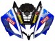 Billigste Yamaha YZF 600 R6 Motorrad Verkleidung 2006-2007 - Weiss Blau Schwarz Fimer Volvo Yamalube Sterilgarda