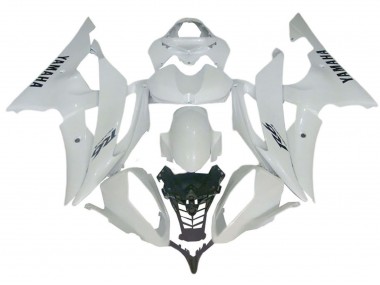 Billigste Yamaha YZF 600 R6 Motorrad Verkleidung 2008-2016 - Glanzendes Weiss