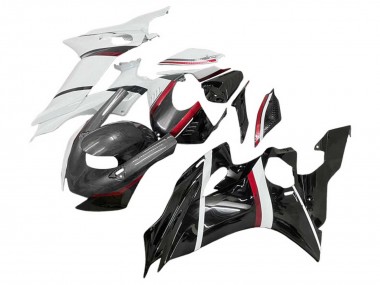 Billigste Yamaha YZF 600 R6 Motorrad Verkleidung 2017-2025 - Weiss Rot Glanzendes Schwarz Carbonfaser Stil