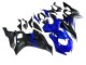 Billigste Yamaha YZF 600 R6 Motorrad Verkleidung 2017-2023 - Blau Matt Schwarz