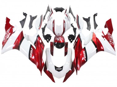 Billigste Yamaha YZF 600 R6 Motorrad Verkleidung 2017-2025 - Weiss Rot Schwarz