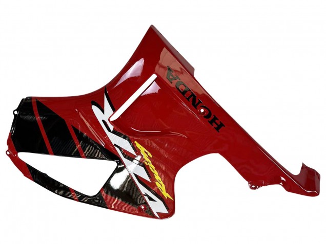 Billigste Honda VTR1000 Motorrad Verkleidung 2000-2006 - Rot Schwarz Streifen Rennen