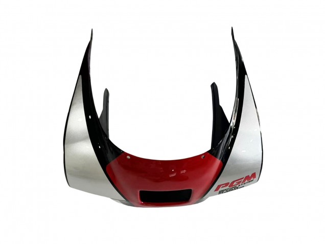 Billigste Honda NSR250R Motorrad Verkleidung 1988-1989 - Silber Rot Glanzendes Schwarz
