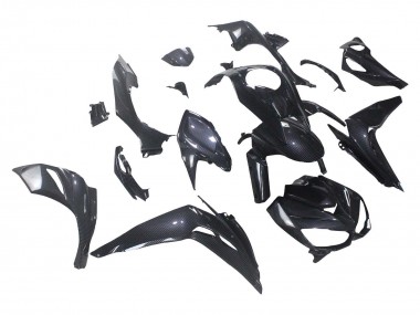 Billigste Kawasaki Z1000 Motorrad Verkleidung 2014-2019 - Schwarze Carbonfaser
