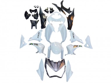 Billigste Kawasaki Z800 Motorrad Verkleidung 2013-2018 - Weiss Grun Silber Schwarz
