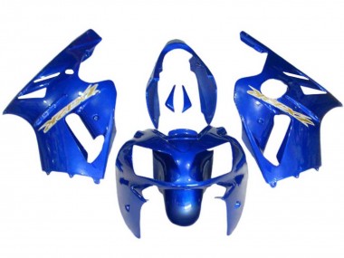 Billigste Kawasaki ZX12R Motorrad Verkleidung 2000-2001 - Blau