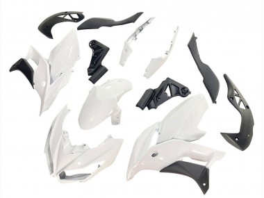 Billigste Kawasaki Versys 650 Motorrad Verkleidung 2015-2021 - Weiss Matt Schwarz