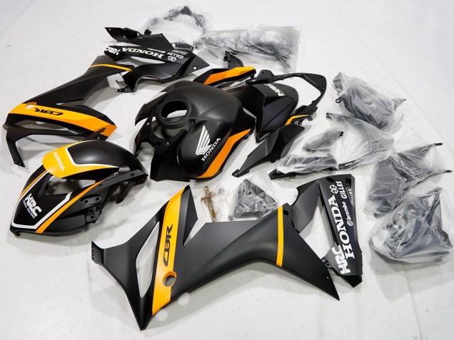 Billigste Honda CBR650R Motorrad Verkleidung 2019-2020 - Matt Schwarz Gelb Weiss