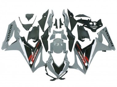 Billigste Honda CBR650R Motorrad Verkleidung 2021-2023 - Nardo Grau Glanzendes Schwarz Rot