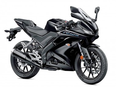 Billigste Yamaha YZF R125 Motorrad Verkleidung 2019-2024 - Matt Schwarz