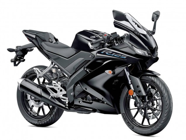 Billigste Yamaha YZF R125 Motorrad Verkleidung 2019-2024 - Matt Schwarz