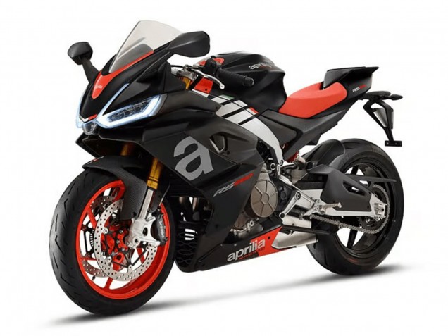Billigste Aprilia RS660 Motorrad Verkleidung 2020-2024 - Matt Schwarz Silber Rot
