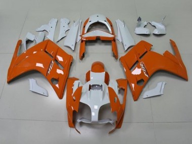 Billigste Yamaha FJR1300 Motorrad Verkleidung 2007-2012 - Orange Weiss