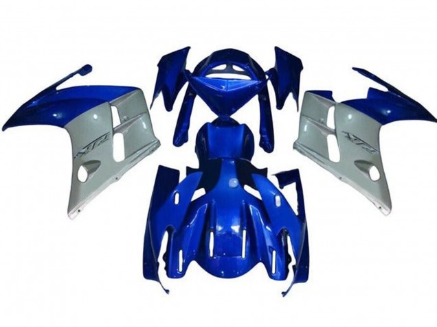 Billigste Yamaha FJR1300 Motorrad Verkleidung 2007-2012 - Blau Silber
