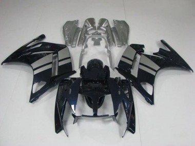 Billigste Yamaha FJR1300 Motorrad Verkleidung 2013-2015 - Glanzendes Schwarz Silber