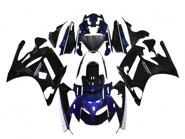 Billigste Yamaha FJR1300 Motorrad Verkleidung 2013-2015 - Glanzendes Schwarz Blau