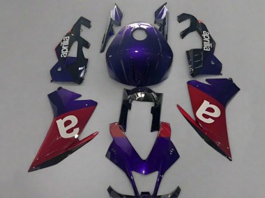 Billigste Aprilia RSV4 1000 Motorrad Verkleidung 2009-2015 - Lila Rot