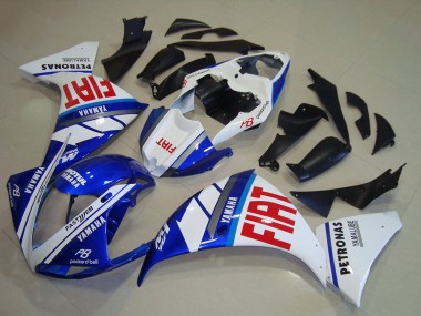 Billigste Yamaha YZF R1 Motorrad Verkleidung 2009-2011 - Weiss Blau Rot Fiat